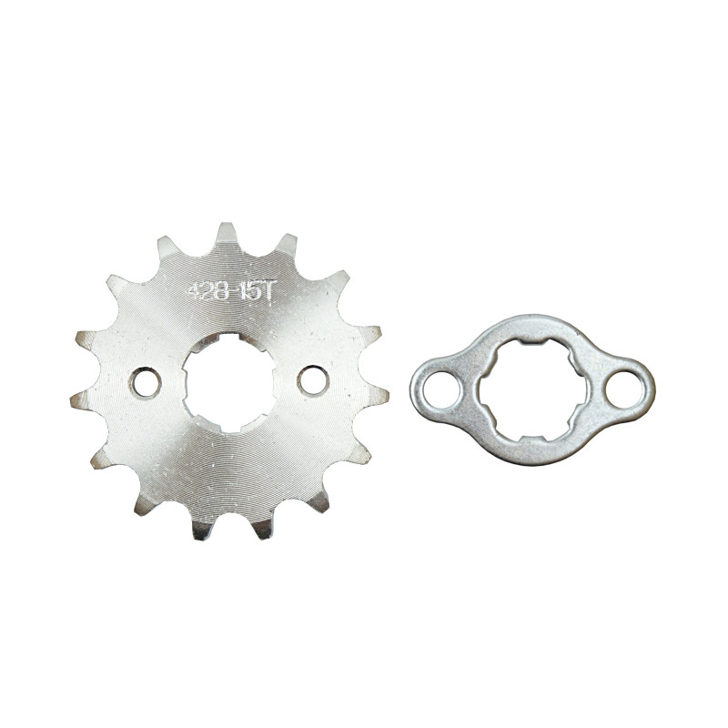 ZĘBATKA ZDAWCZA PRZÓD ATV 428-15 Z + ZABEZPIECZ (ŚR.20 mm) 150 CCM ZĘBATKA ZDAWCZA PRZÓD ATV 428-15 Z + ZABEZPIECZ (ŚR.20 mm) 150 CCM