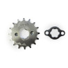ZĘBATKA ZDAWCZA PRZÓD ATV 428-16 Z + ZABEZPIECZ (ŚR.20 mm)