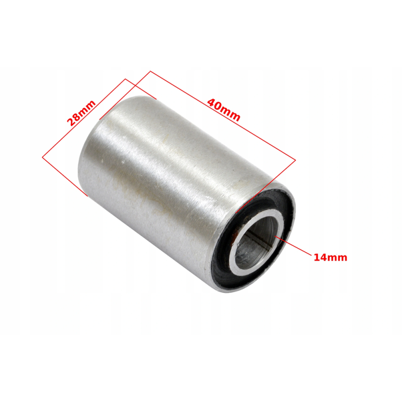 TULEJA METALOWO-GUMOWA WAHACZA 28x14x40 ATV150c