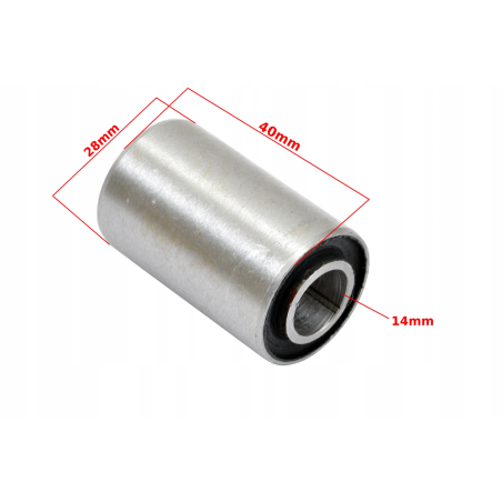 TULEJA METALOWO-GUMOWA WAHACZA 28x14x40 ATV150c