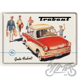 POCZTÓWKA 14X10cm TRABANT GUTE FA