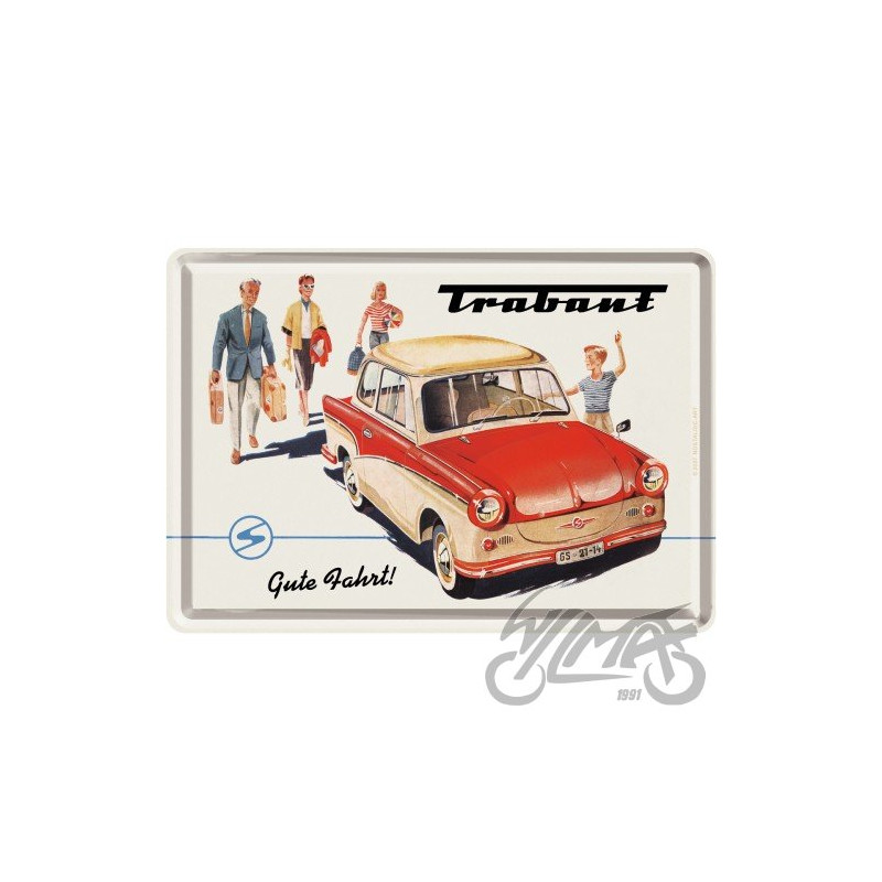POCZTÓWKA 14X10cm TRABANT GUTE FA