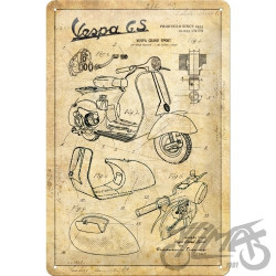 TABLICA PLAKAT 20x30 VESPA 22312