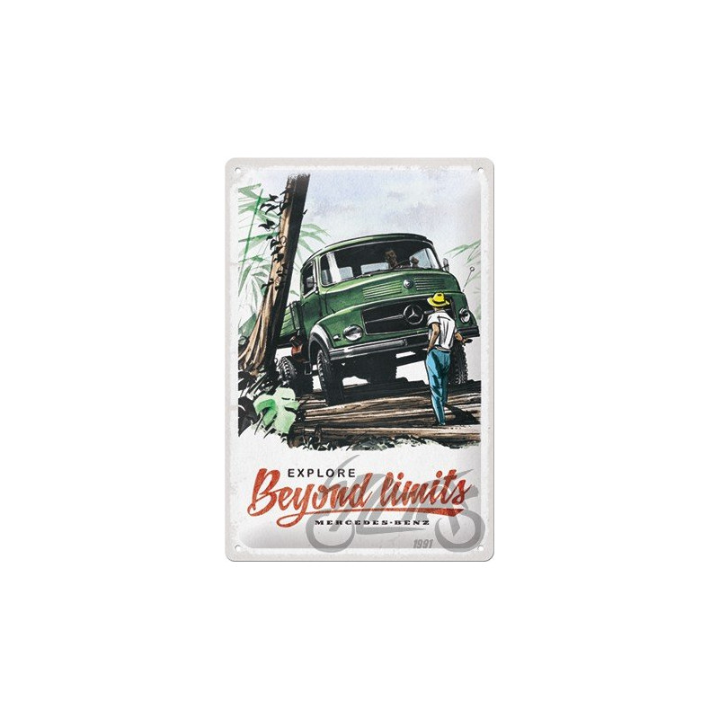 TABLICA PLAKAT 20x30 MERCEDES DAIMLER TRUCK 22366