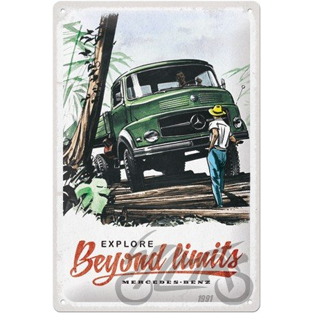TABLICA PLAKAT 20x30 MERCEDES DAIMLER TRUCK 22366