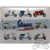TABLICA PLAKAT 30x40 VESPA MODEL CHART 23258