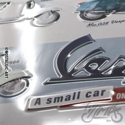 TABLICA PLAKAT 30x40 VESPA MODEL CHART 23258