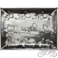 TABLICA PLAKAT 30x40 VESPA MODEL CHART 23258