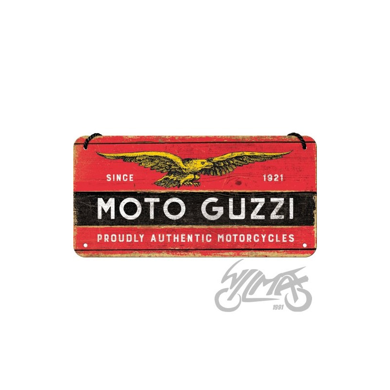 ZAWIESZKA 10x20 MOTO GUZZI LOGO WOOD 28029