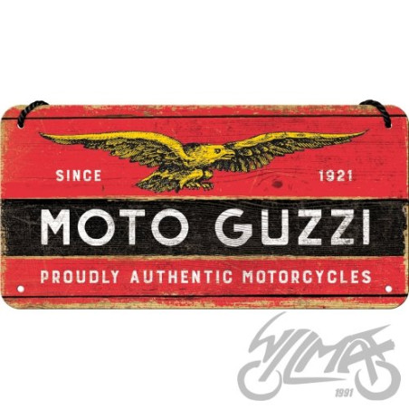 ZAWIESZKA 10x20 MOTO GUZZI LOGO WOOD 28029