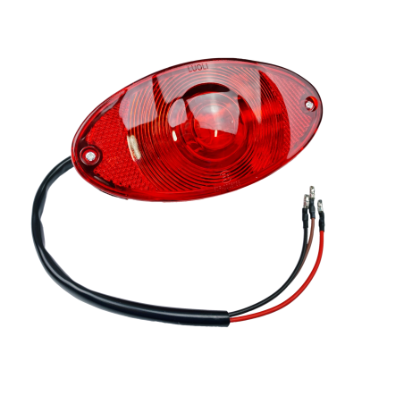 LAMPA TYŁ KOMPLETNA ATV - DŁ.130mm OWALNA z homologacją BASHAN 200 250