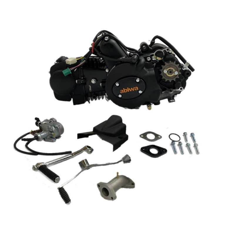 SILNIK 4T 130CC (54mm), 15KM - 4 BIEGI, POWIETRZE, aluminiowy cylinder SILNIK 4T 130CC (54mm), 15KM - 4 BIEGI, POWIETRZE, aluminiowy cylinder