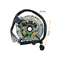 CEWKI ISKROWNIKA (STATOR) SILNIK ZS154FMI-2 NAWINIĘTE