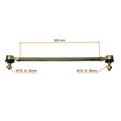DRĄŻEK KIEROWNICZY KPL. ATV BASHAN 200-250ccm Z KOŃCÓWKAMI 22/28mm