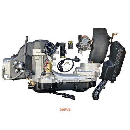 SILNIK 139QMB 4T 80CC- 43cm bęben krótki wałek filtr L