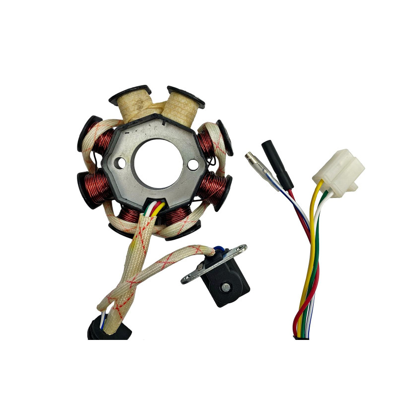 CEWKI ISKROWNIKA (STATOR) 8-ZWOJOWE (2 NIEUZW) 3PINY 4T GY6 CEWKI ISKROWNIKA (STATOR) 8-ZWOJOWE (2 NIEUZW) 3PINY 4T GY6