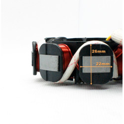 CEWKI ISKROWNIKA (STATOR) 8-ZWOJOWE (1 NIEUZW.) 3PINY 4T GY6