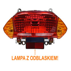 LAMPA TYŁ KOMPLETNA WILGA, VAPOR, COLIBER - ŻÓŁTE KIERUNKOWSKAZY - homologacja