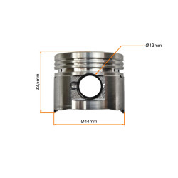 CYLINDER 4T GY6 60CCM (44mm) (sw.13mm) KPL.