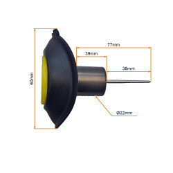 ZESTAW NAPRAWCZY GAŹNIKA 4T 125/150 - membrana 60mm