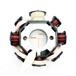CEWKI ISKROWNIKA (STATOR) 8-ZWOJOWE 125CCM - 156FMI