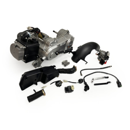 SILNIK 139QMB GY6 4T 80CCM - pokrywa 43cm, hamulec bębnowy, długi wałek