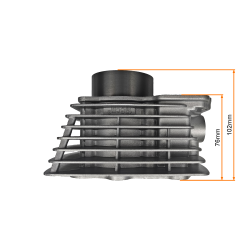 CYLINDER ATV 200CCM (63,5mm) (sw.15mm) KPL. - powietrze - CG200