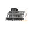 CYLINDER ATV 200CCM (63,5mm) (sw.15mm) KPL. - powietrze - CG200