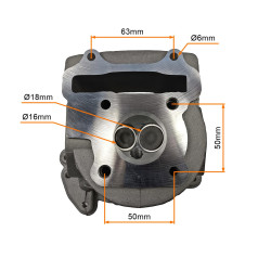 GŁOWICA 4T GY6 50CCM (39mm) KPL. Z ODPOWIETRZENIEM - ANH