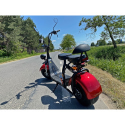 MOTOROWER ELEKTRYCZNY z homologacją ABIWA - SMARDA SE-03 POMARAŃCZOWA