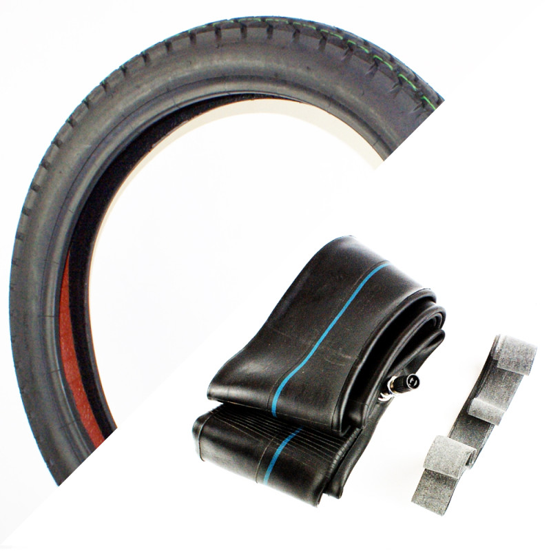 OPONA 3,00-18 BOSS TIRE 294 + DĘTKA + FARTUCH OPONA 3,00-18 BOSS TIRE 294 + DĘTKA + FARTUCH