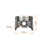 CYLINDER ATV 200CCM (63,5mm) (sw.15mm) KPL. - powietrze - CG200