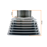 CYLINDER ATV 200CCM (63,5MM) sw. 15mm POWIETRZE KPL. wyższy