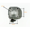 CYLINDER 2T 50CCM (40mm) (sw.10mm) KPL. QUANTUM JOG KEEWAY CPI ZIPP - ANH