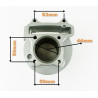 CYLINDER 4T GY6 60CCM (44mm) (sw.13mm) KPL.- ANH