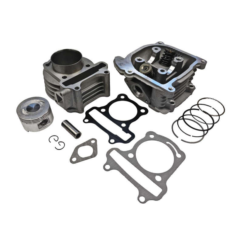 CYLINDER + GŁOWICA KPL. 4T GY6 90CCM (50mm) - BEZ ODPOWIETRZENIA CYLINDER + GŁOWICA KPL. 4T GY6 90CCM (50mm) - BEZ ODPOWIETRZENIA