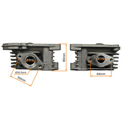 CYLINDER + GŁOWICA KPL. 4T GY6 90CCM (50mm) - BEZ ODPOWIETRZENIA