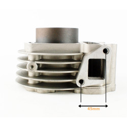 CYLINDER + GŁOWICA KPL. 4T GY6 80CCM (47mm) - Z ODPOWIETRZENIEM - DUŻY ZESTAW - ANH (duże zawory)