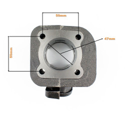CYLINDER 2T 80CCM (47mm) (sw.10mm) KPL. JOG,QUANTUM- ANH
