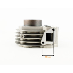 CYLINDER + GŁOWICA KPL. 4T GY6 80CCM (47mm) - Z ODPOWIETRZENIEM- duże zawory