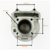 CYLINDER + GŁOWICA KPL. 4T GY6 80CCM (47mm) - Z ODPOWIETRZENIEM- duże zawory