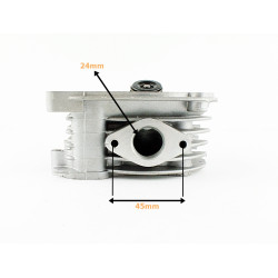 CYLINDER + GŁOWICA KPL. 4T GY6 80CCM (47mm) - Z ODPOWIETRZENIEM- duże zawory