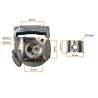 CYLINDER + GŁOWICA KPL. 4T GY6 80CCM (47mm) - BEZ ODPOWIETRZENIA- ANH