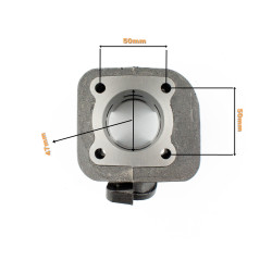 CYLINDER + GŁOWICA KPL. 2T 80CC (47mm) (sw.10mm)