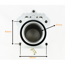 CYLINDER + GŁOWICA KPL.  ATV 250CCM (67mm) - CIECZ