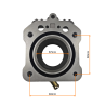 CYLINDER ATV 250CCM (67mm) KPL. -ciecz