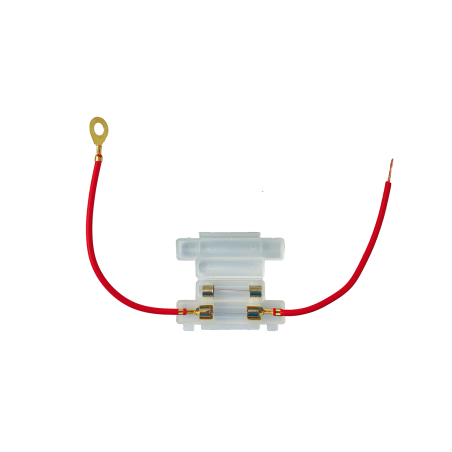 BEZPIECZNIK 12V 10A 6x30mm Z GNIAZDEM BEZPIECZNIKA