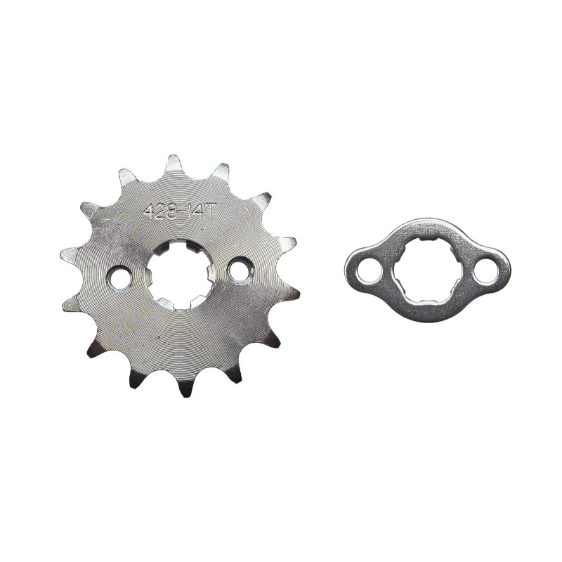 ZĘBATKA PRZÓD ATV 428-14Z + ZABEZPIECZENIE (ŚR.17mm) ZĘBATKA PRZÓD ATV 428-14Z + ZABEZPIECZENIE (ŚR.17mm)