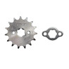 ZĘBATKA PRZÓD ATV 428-15Z + ZABEZPIECZENIE (ŚR.17mm)