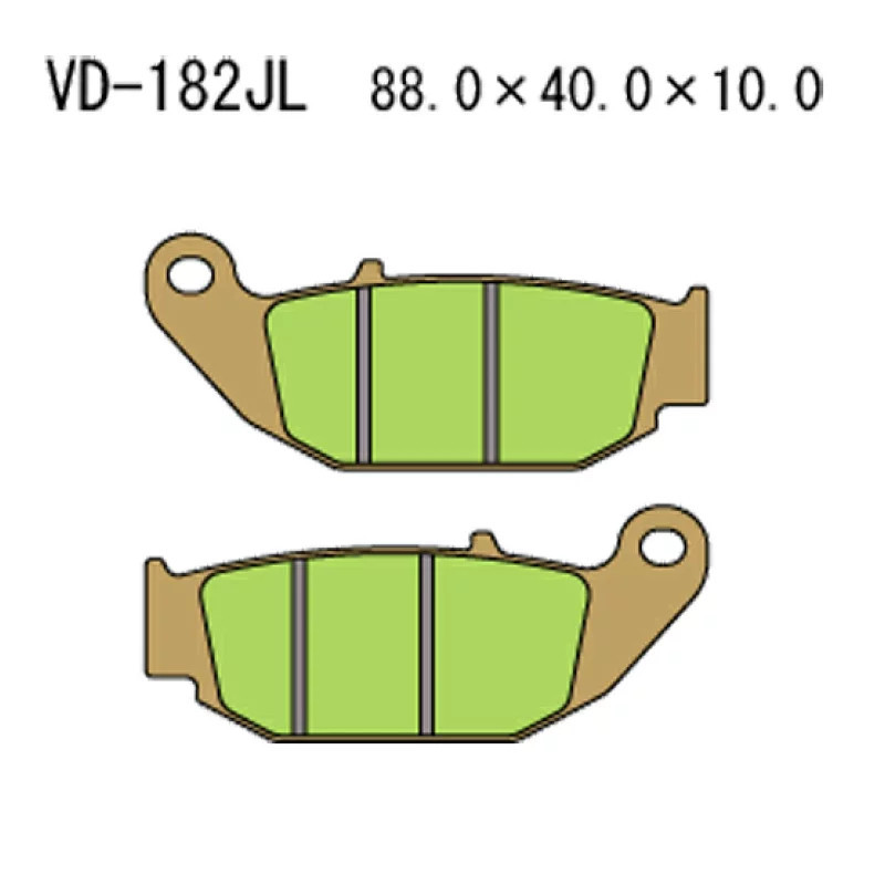 KLOCKI HAMULCOWE VESRAH VD-182JL